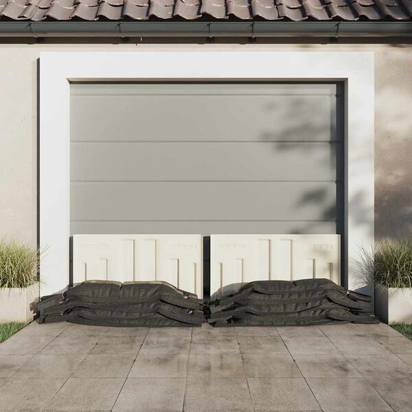 vidaXL Zandzakken 25 st 103x25 cm HDPE donkergroen