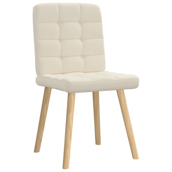 vidaXL Eetkamerstoelen 2 st linnen