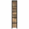 vidaXL Boekenkast Artisan Eiken 80 x 30 x 155,5 cm Bewerkt hout