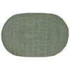 vidaXL Vloerkleden Olijfgroen 100 x 152 cm Jute