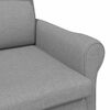 vidaXL Fauteuil Lichtgrijs 76 x 94 x 102 cm Stof