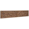 vidaXL Bed Hoofdbord Naturel Massief Teakhout