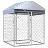 vidaXL Hondenkennel voor buiten met dak 100x100x125 cm