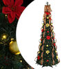 vidaXL Kunstkerstboom met 150 LED met standaard Groen 185 cm PVC