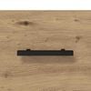 vidaXL Nachtkastje 2 pcs Artisan Eiken 40 x 35 x 47,5 cm Bewerkt hout