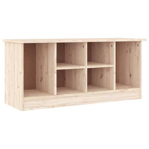 vidaXL schoenenbankje ALTA 100x35x45 cm massief grenenhout