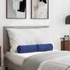 vidaXL Bolster Kussens 2 stuks Politieblauw &Oslash; 15 x 40 cm Cordstof