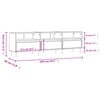 vidaXL Tv-meubel 150x30x44,5 cm bewerkt hout grijs sonoma eikenkleurig