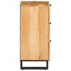 vidaXL Dressoir met lade Bruin 40 x 33 x 75 cm Massief Mango Hout