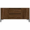 vidaXL Tv-meubel 102x44,5x50 cm bewerkt hout bruin eikenkleur