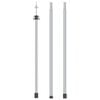 vidaXL Luifelstok telescopisch 102-260 cm aluminium