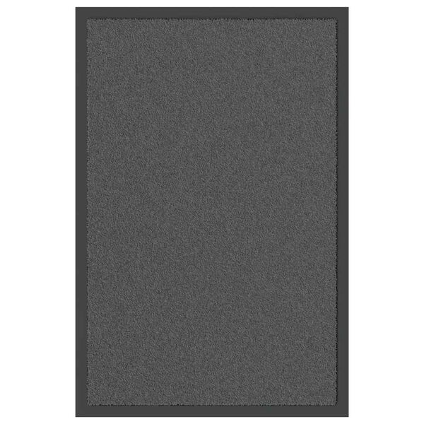 vidaXL Deurmat 40x60 cm antracietkleurig