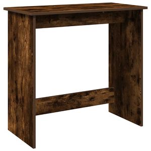 vidaXL Bureau 80x40x75 cm bewerkt hout gerookt eikenkleurig