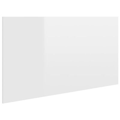 vidaXL Hoofdbord 160x1,5x80 cm bewerkt hout hoogglans wit