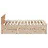 vidaXL Bedframe zonder matras met hoofdbord grenenhout 180x200 cm