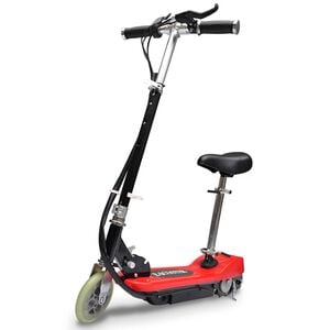 vidaXL Step elektrisch met zitje 120 W rood