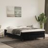 vidaXL Boxspring bed 140x200 cm fluweel zwart