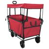vidaXL Vouwbare Handtrolley Rood 105 x 56,5 x 116 cm Oxford Stof