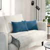 vidaXL Sofa Kussens 2 pcs Blauw 50 x 30 cm Katoen Stof