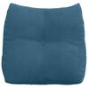 vidaXL Rugkussen Blauw 45 x 24 x 50 cm Fluweel