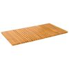 vidaXL Badmat Bruin 100 x 55 cm Massief Acaciahout