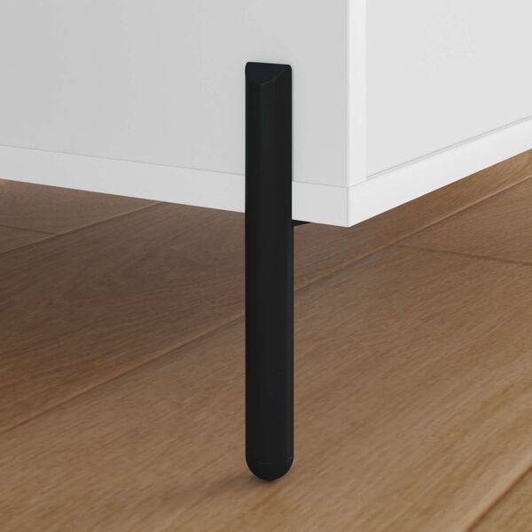 vidaXL Meubelpoten 12 pcs Zwart 66 x 36 x 160 mm IJzer