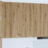 vidaXL Hangkast met opslag Artisan Eiken 80 x 31 x 100 cm Bewerkt hout