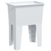vidaXL Waskuip 59x41x75 cm hars wit