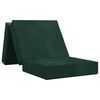 vidaXL Vouwbare Bankbed 190 x 75 x 15 cm Donkergroen