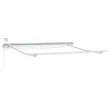 vidaXL Zijde Frame Wit 350 x 250 cm Aluminium