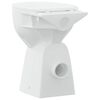 vidaXL Randloos Toilet 7 cm extra hoogte soft-close keramiek wit