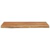 vidaXL Wandschap rechthoekig natuurlijke rand 60x30x3,8 cm acaciahout