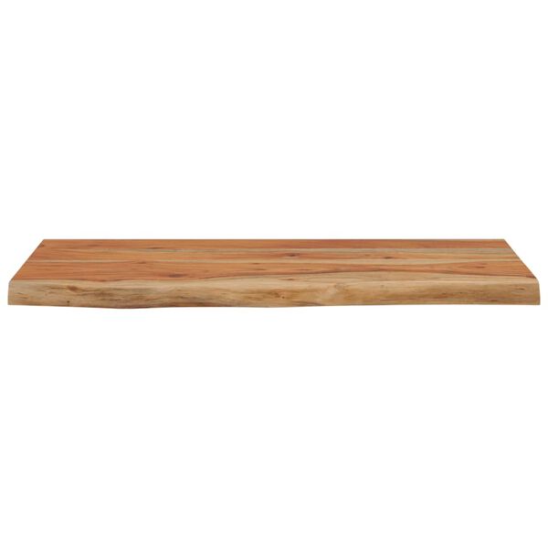 vidaXL Wandschap rechthoekig natuurlijke rand 60x30x3,8 cm acaciahout