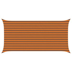 vidaXL Zonneschaduwzeil Oranje en Bruin 5 x 2,5 m