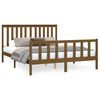 vidaXL Bedframe met hoofdbord grenenhout honingbruin 160x200 cm