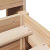 vidaXL Bedframe zonder matras massief grenenhout 140x190 cm
