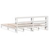 vidaXL Bedframe zonder matras massief grenenhout wit 180x200 cm