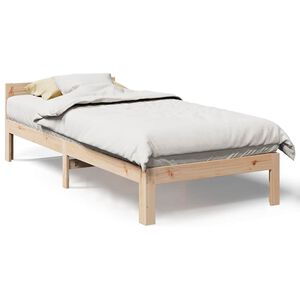 vidaXL Bedframe zonder matras massief grenenhout 80x200 cm