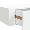 vidaXL Wandschappen 2 st met lade 40x23,5x10 cm MDF wit