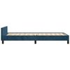 vidaXL Bedframe zonder matras 90x190 cm fluweel donkerblauw