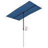 vidaXL Parasol met aluminium paal 180x110 cm azuurblauw