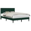 vidaXL Bedframe met hoofdeinde Donkergroen 120 x 190 cm Fluweel