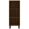 vidaXL Dressoir 34,5x32,5x90 cm bewerkt hout bruin eikenkleur