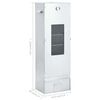 vidaXL BBQ-rookoven met 1 kg houtsnippers 44,5x29x124 cm