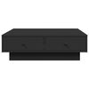 vidaXL Salontafel 90x90x28 cm spaanplaat zwart
