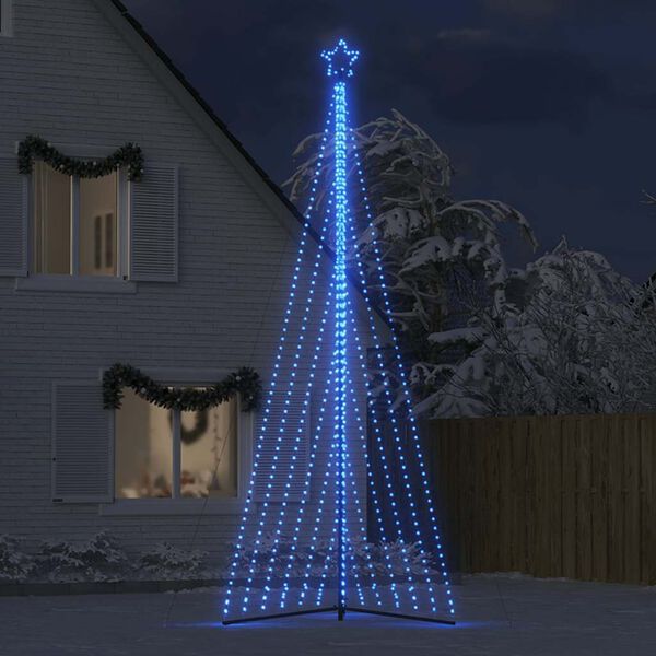 vidaXL LED-kerstboom 789 LEDs 476 cm blauw
