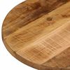 vidaXL Tafelblad ovaal 110x40x3,8 cm massief ruw mangohout