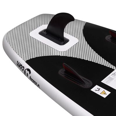 vidaXL Stand Up Paddleboardset opblaasbaar 330x76x10 cm zwart