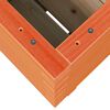 vidaXL Plantenbak 40x40x49,5 cm massief grenenhout wasbruin