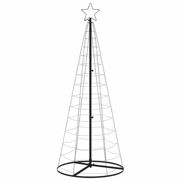 vidaXL LED-kerstboom 200 LEDs 180 cm blauw
